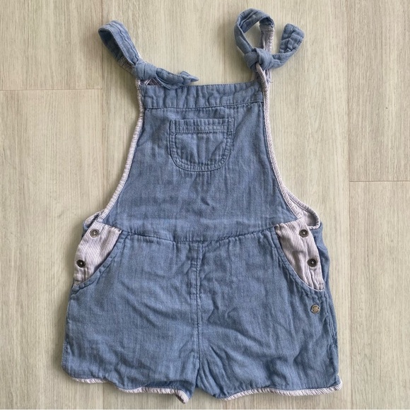 Size 5 Roxy girl knot overalls - Picture 1 of 4